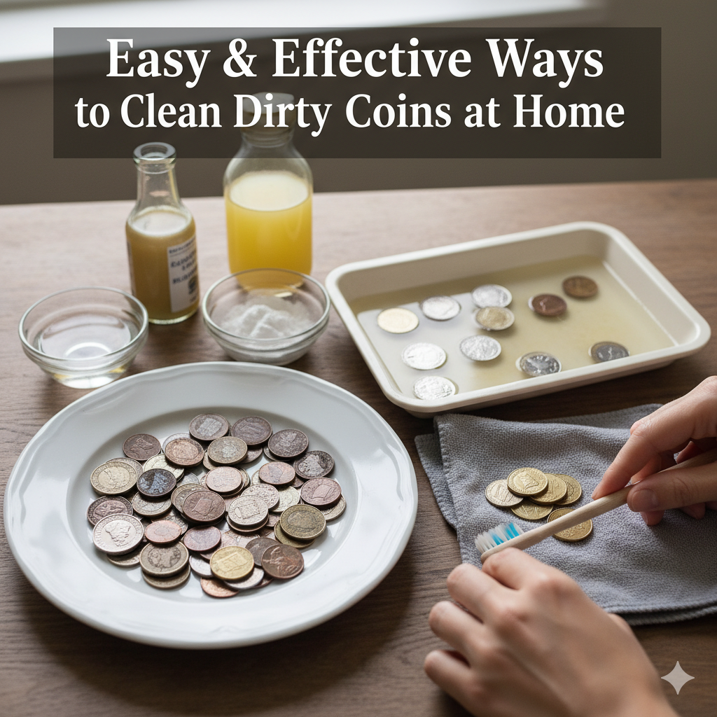 Easy and Effective Ways to Clean Dirty Coins at Home