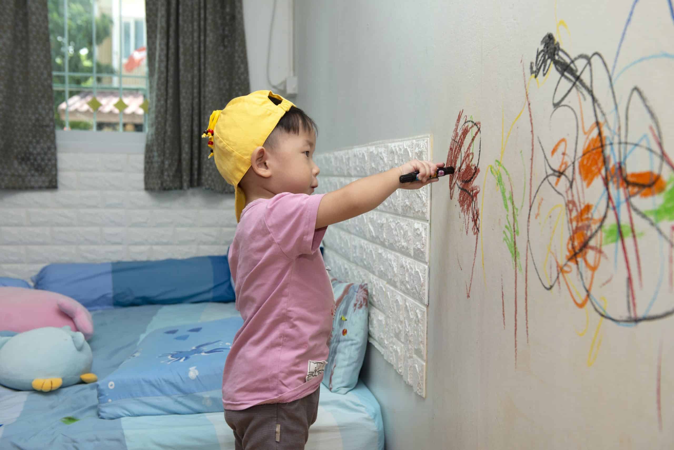 How to Get Crayon (and Other Artistic Mistakes) Off Walls